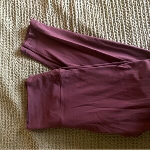 Women's Burgundy Leggings